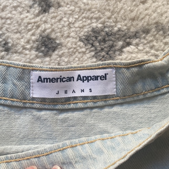 American Apparel Light Denim Skater Skirt - Picture 2 of 7